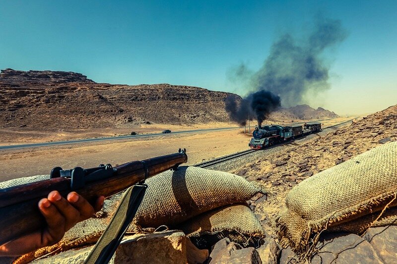 Hijaz Railway Station Wadi Rum - Ottoman Era Display